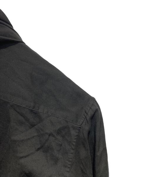 Yohji Yamamoto pour homme（ヨウジヤマモト プールオム）Yohji Yamamoto pour homme (ヨウジヤマモト プールオム) フーデットロングシャツ ブラック サイズ:2の古着・服飾アイテム