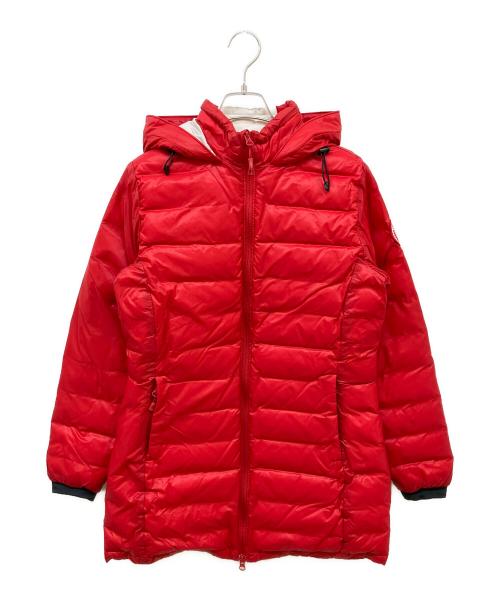 CANADA GOOSE（カナダグース）CANADA GOOSE (カナダグース) Camp Hooded Jacket レッド サイズ:Sの古着・服飾アイテム