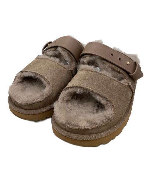 UGG（アグ）UGG (アグ) W GREENPORT STRAP SLIDE ベージュ サイズ:25cmの古着・服飾アイテム