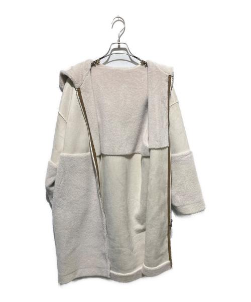 COLLAGE GALLARDAGALANTE（コラージュ ガリャルダガランテ）COLLAGE GALLARDAGALANTE (コラージュ ガリャルダガランテ) リバーシブルファータッチコート オフホワイト サイズ:FREEの古着・服飾アイテム