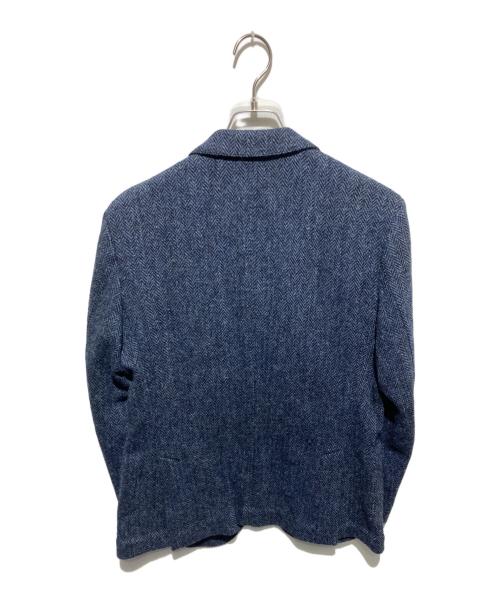 G-Stage（ジーステージ）G-stage (ジーステージ) Harris Tweed (ハリスツイード) 別注ツイードテーラードジャケット ネイビー サイズ:46の古着・服飾アイテム