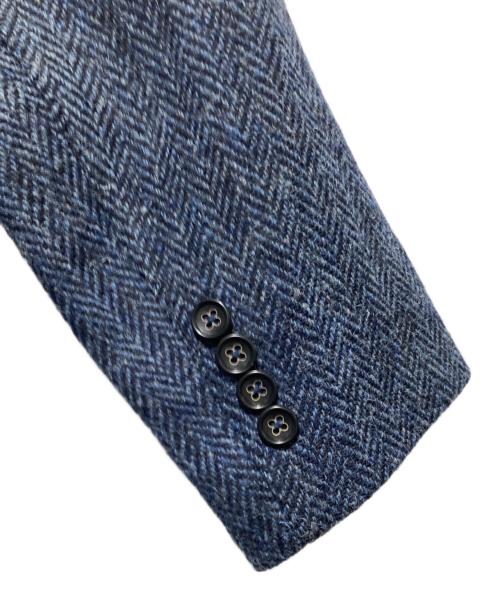 G-Stage（ジーステージ）G-stage (ジーステージ) Harris Tweed (ハリスツイード) 別注ツイードテーラードジャケット ネイビー サイズ:46の古着・服飾アイテム