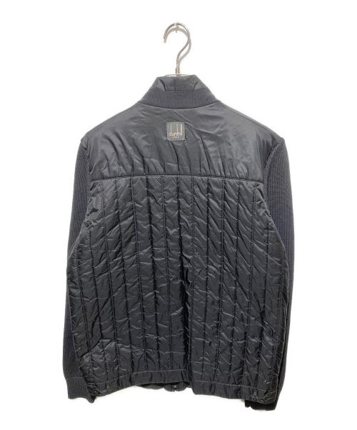 dunhill（ダンヒル）dunhill (ダンヒル) 袖切替キルティングジャケット ブラック サイズ:Lの古着・服飾アイテム