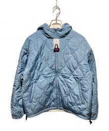 X-GIRL（エックスガール）の古着「FACE PATCH REVERSIBLE JACKET」｜ブルー