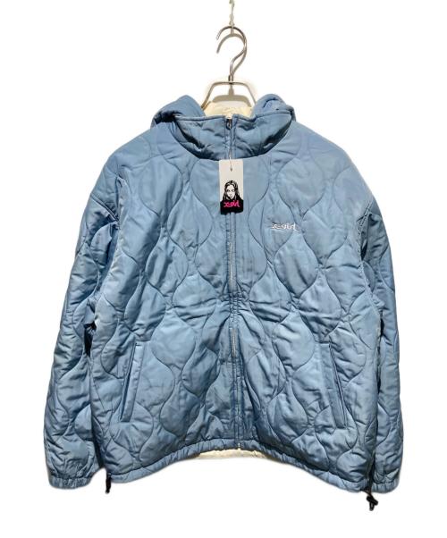 X-GIRL（エックスガール）X-girl (エックスガール) FACE PATCH REVERSIBLE JACKET ブルー サイズ:M 未使用品の古着・服飾アイテム