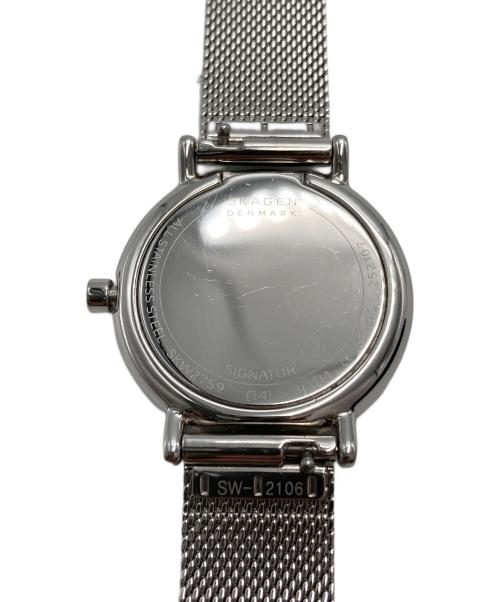 SKAGEN（スカーゲン）SKAGEN (スカーゲン) スチールメッシュウォッチ ネイビーの古着・服飾アイテム