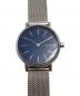 SKAGEN（スカーゲン）の古着「スチールメッシュウォッチ」｜ネイビー