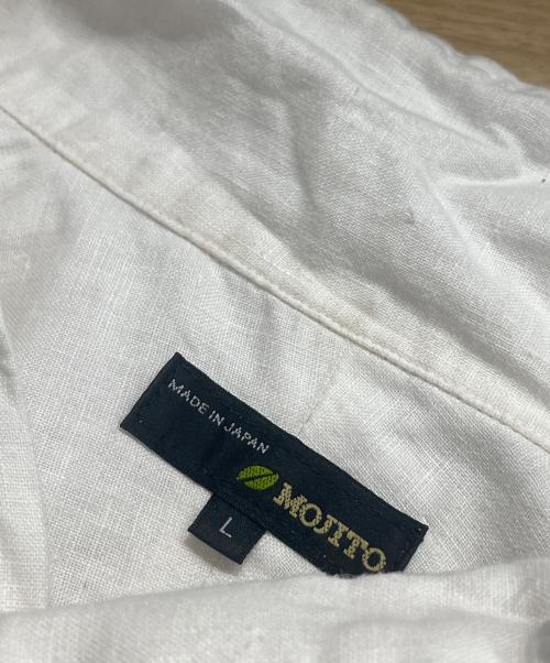 MOJITO（モヒート）MOJITO (モヒート) ピンタックアブサンシャツ ホワイト サイズ:Lの古着・服飾アイテム