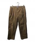 kenneth fieldケネスフィールド）の古着「コーデュロイパンツ」｜ブラウン