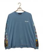 UNDERCOVERアンダーカバー）の古着「FAUSTプリントカットソー」｜ブルー