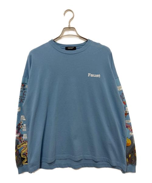 UNDERCOVER（アンダーカバー）UNDERCOVER (アンダーカバー) FAUSTプリントカットソー ブルー サイズ:2の古着・服飾アイテム