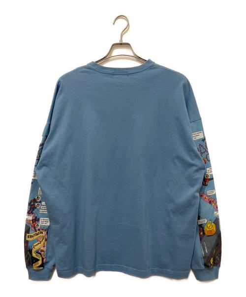 UNDERCOVER（アンダーカバー）UNDERCOVER (アンダーカバー) FAUSTプリントカットソー ブルー サイズ:2の古着・服飾アイテム