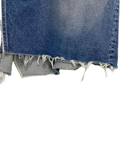 MADISON BLUE（マディソンブルー）MADISON BLUE (マディソンブルー) 5POCKET REMAKE A-LINE SK DENIM インディゴ サイズ:00（XS)の古着・服飾アイテム