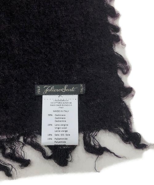 FALIERO SARTI（ファリエロサルティ）Faliero Sarti (ファリエロサルティ) カシミヤシルク混スカーフ パープルの古着・服飾アイテム