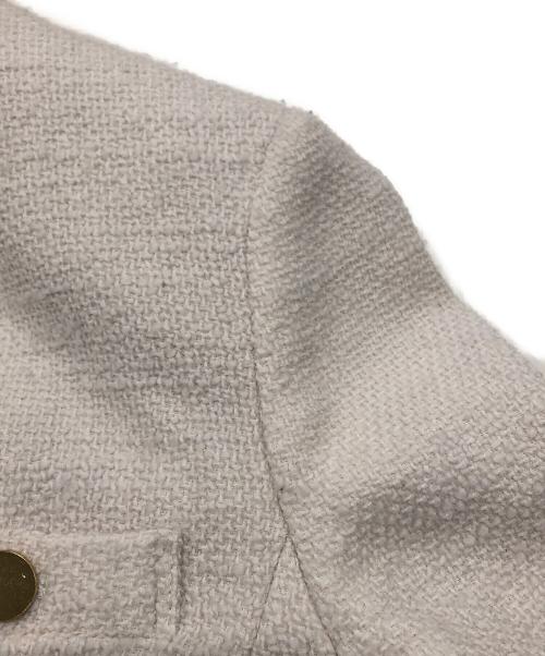 BEIGE（ベイジ）BEIGE (ベイジ) CAMBON/ツイードジャケット アイボリー サイズ:2の古着・服飾アイテム