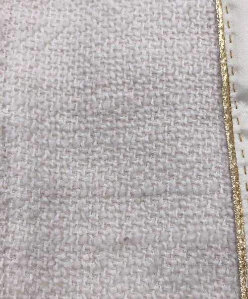 BEIGE（ベイジ）BEIGE (ベイジ) CAMBON/ツイードジャケット アイボリー サイズ:2の古着・服飾アイテム