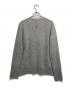 BEIGE (ベイジ) ALSACE / パール釦クルーネックウールニット グレー サイズ:4：7000円