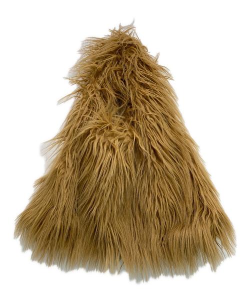 MM6 Maison Margiela（エムエムシックスメゾンマルジェラ）MM6 Maison Margiela (エムエムシックスメゾンマルジェラ) FAKE FUR TOTE BAG/フェイクファートートバッグ ブラウンの古着・服飾アイテム