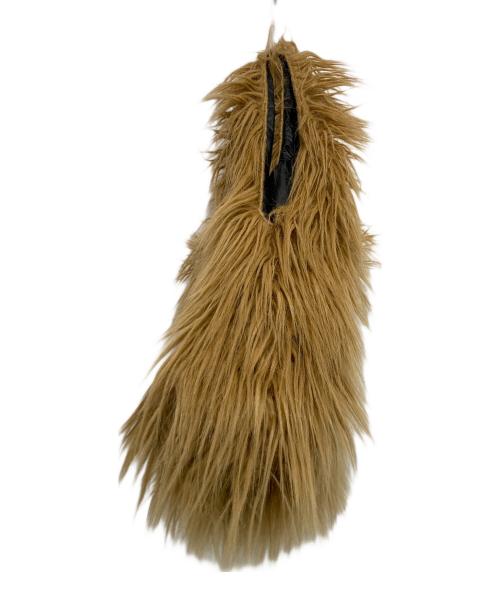 MM6 Maison Margiela（エムエムシックスメゾンマルジェラ）MM6 Maison Margiela (エムエムシックスメゾンマルジェラ) FAKE FUR TOTE BAG/フェイクファートートバッグ ブラウンの古着・服飾アイテム