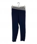 BORDERS at BALCONYボーダーズアットバルコニー）の古着「TAPERD PANTS」｜ネイビー