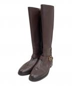 COACHコーチ）の古着「ロングブーツ」｜ブラウン