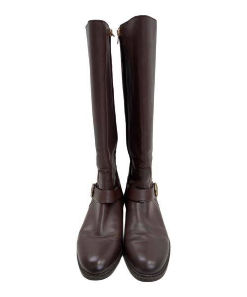 COACH（コーチ）COACH (コーチ) ロングブーツ ブラウン サイズ:24.5㎝の古着・服飾アイテム