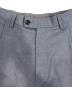 中古・古着 URU (ウル) Wool Gabardine Over Tuck Pants グレー サイズ:1：10000円