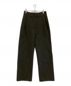 SCEARNセアン）の古着「WOOL REVER Tuck Pants」｜ブラウン