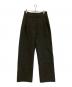 SCEARN（セアン）の古着「WOOL REVER Tuck Pants」｜ブラウン