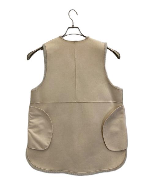 RIVE DROITE（リヴドロワ）RIVE DROITE (リヴドロワ) エコファーリバーシブルベスト ベージュ サイズ:Fの古着・服飾アイテム