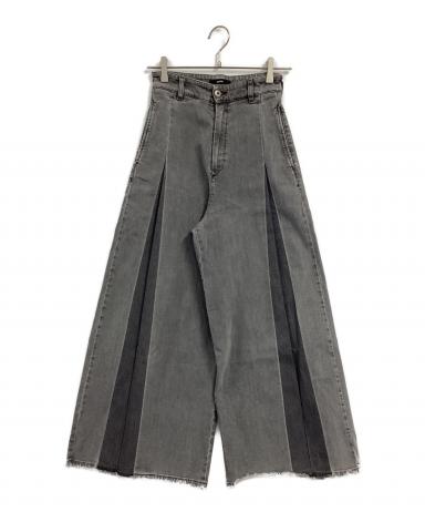 中古・古着通販】DIESEL (ディーゼル) カットオフワイドデニムパンツ