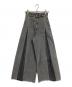 DIESEL（ディーゼル）の古着「カットオフワイドデニムパンツ　DE-IZZY-LONG-P　00ECALA6002BF03　00ECALA6002BF03」｜グレー