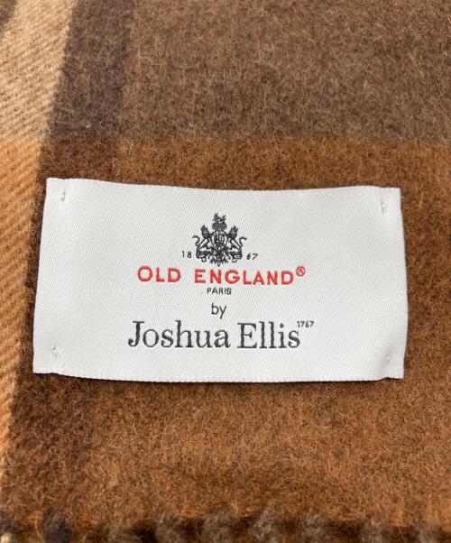 JOSHUA ELLIS（ジョシュア エリス）Joshua Ellis (ジョシュア エリス) 大判ストール ブラウンの古着・服飾アイテム