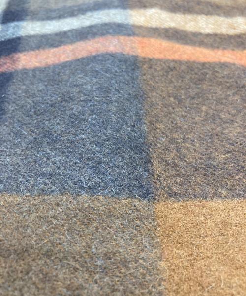 JOSHUA ELLIS（ジョシュア エリス）Joshua Ellis (ジョシュア エリス) 大判ストール ブラウンの古着・服飾アイテム