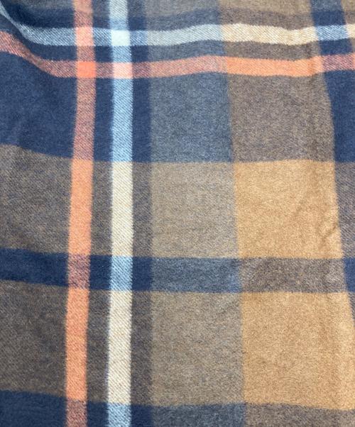 JOSHUA ELLIS（ジョシュア エリス）Joshua Ellis (ジョシュア エリス) 大判ストール ブラウンの古着・服飾アイテム