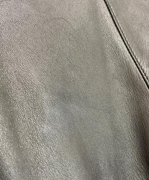 theory（セオリー）theory (セオリー) フーディーラムレザージャケット ブラック サイズ:XSの古着・服飾アイテム