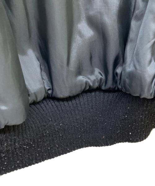 HOUSTON（ヒューストン）HOUSTON (ヒューストン) ボタンスタジャン ブラック サイズ:40の古着・服飾アイテム