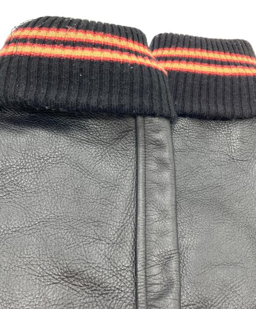 HOUSTON（ヒューストン）HOUSTON (ヒューストン) ボタンスタジャン ブラック サイズ:40の古着・服飾アイテム