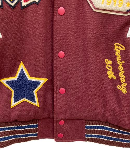 Champion（チャンピオン）Champion (チャンピオン) フルデコスタジャン ボルドー サイズ:ｌの古着・服飾アイテム