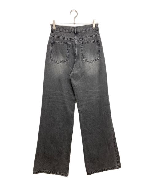Ameri（アメリ）AMERI (アメリ) UND BIJOU STRAIGHT DENIM PANTS グレー サイズ:26の古着・服飾アイテム