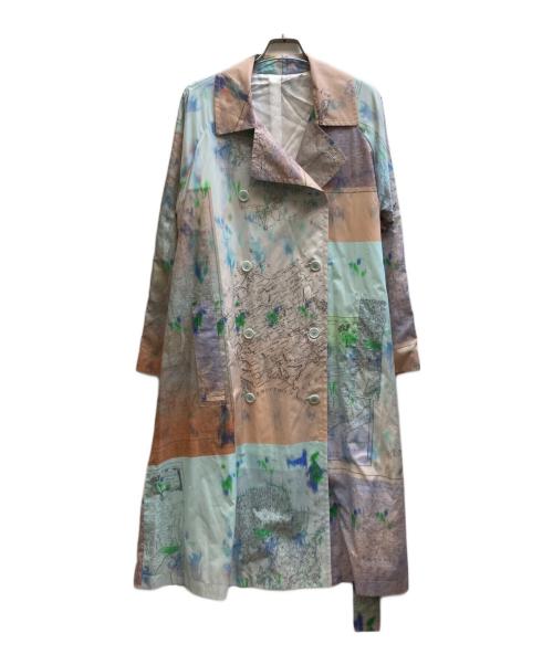 PAUL SMITH（ポールスミス）PAUL SMITH (ポールスミス) マッププリントコート マルチカラー サイズ:40の古着・服飾アイテム