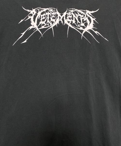 VETEMENTS（ヴェトモン）VETEMENTS (ヴェトモン) Death Metal Longsleeve ブラック サイズ:Sの古着・服飾アイテム