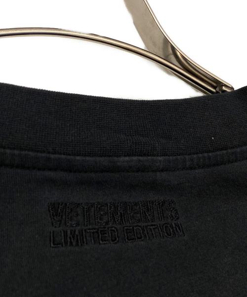 VETEMENTS（ヴェトモン）VETEMENTS (ヴェトモン) Death Metal Longsleeve ブラック サイズ:Sの古着・服飾アイテム