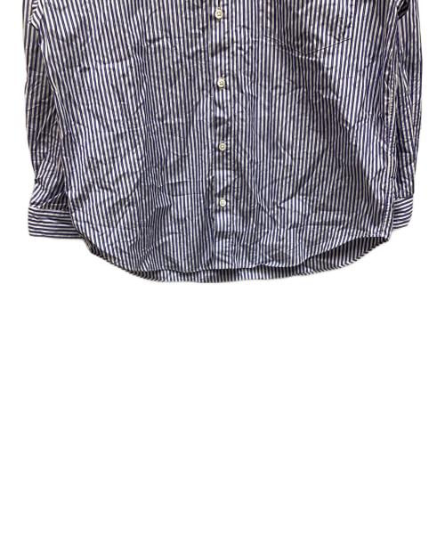 EDIFICE（エディフィス）EDIFICE (エディフィス) THOMAS MASON (トーマスメイソン) オーバーサイズ レギュラー シャツ ブルー サイズ:Sの古着・服飾アイテム