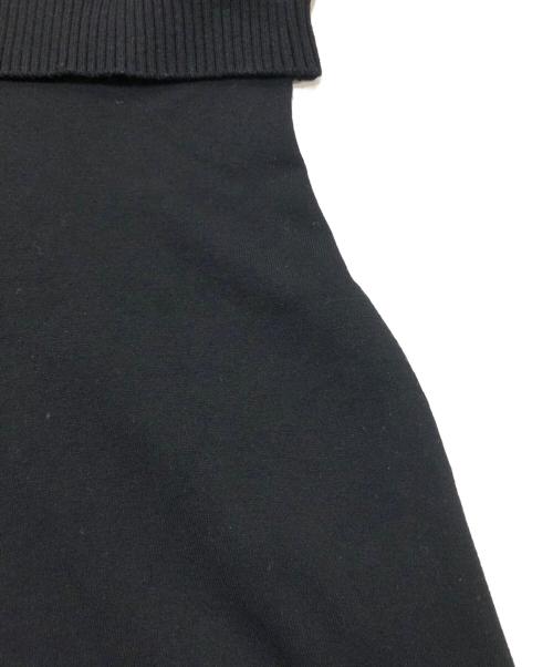 UN3D.（アンスリード）UN3D. (アンスリード) 3パーツスリーブニットワンピース ブラック サイズ:36の古着・服飾アイテム