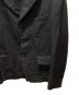 中古・古着 BLACK COMME des GARCONS (ブラックコムデギャルソン) ウールポリ バックオープンジャケット ブラック サイズ:M：34000円