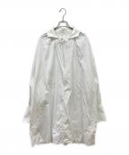 THE ROWザ ロウ）の古着「ギャザーシャツワンピース」｜ホワイト