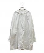 THE ROWザ ロウ）の古着「ギャザーシャツワンピース」｜ホワイト