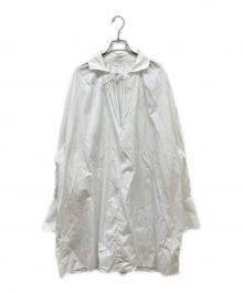 THE ROW（ザ ロウ）の古着「ギャザーシャツワンピース」｜ホワイト