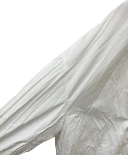 THE ROW（ザ ロウ）THE ROW (ザ ロウ) ギャザーシャツワンピース ホワイト サイズ:Mの古着・服飾アイテム